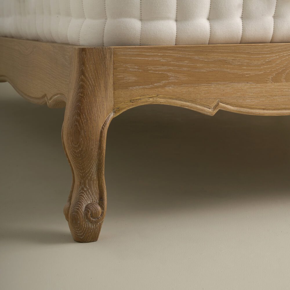Sienna Beau Linen Bed, Weathered Oak / Natural, King